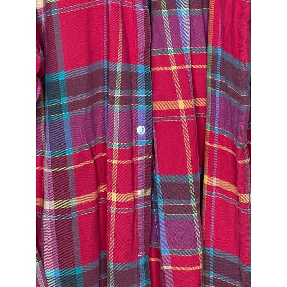 VTG Ralph Lauren BIG PLAID Flannel--Missing Buttons but not STYLE SIZE LARGE - Picture 5 of 7